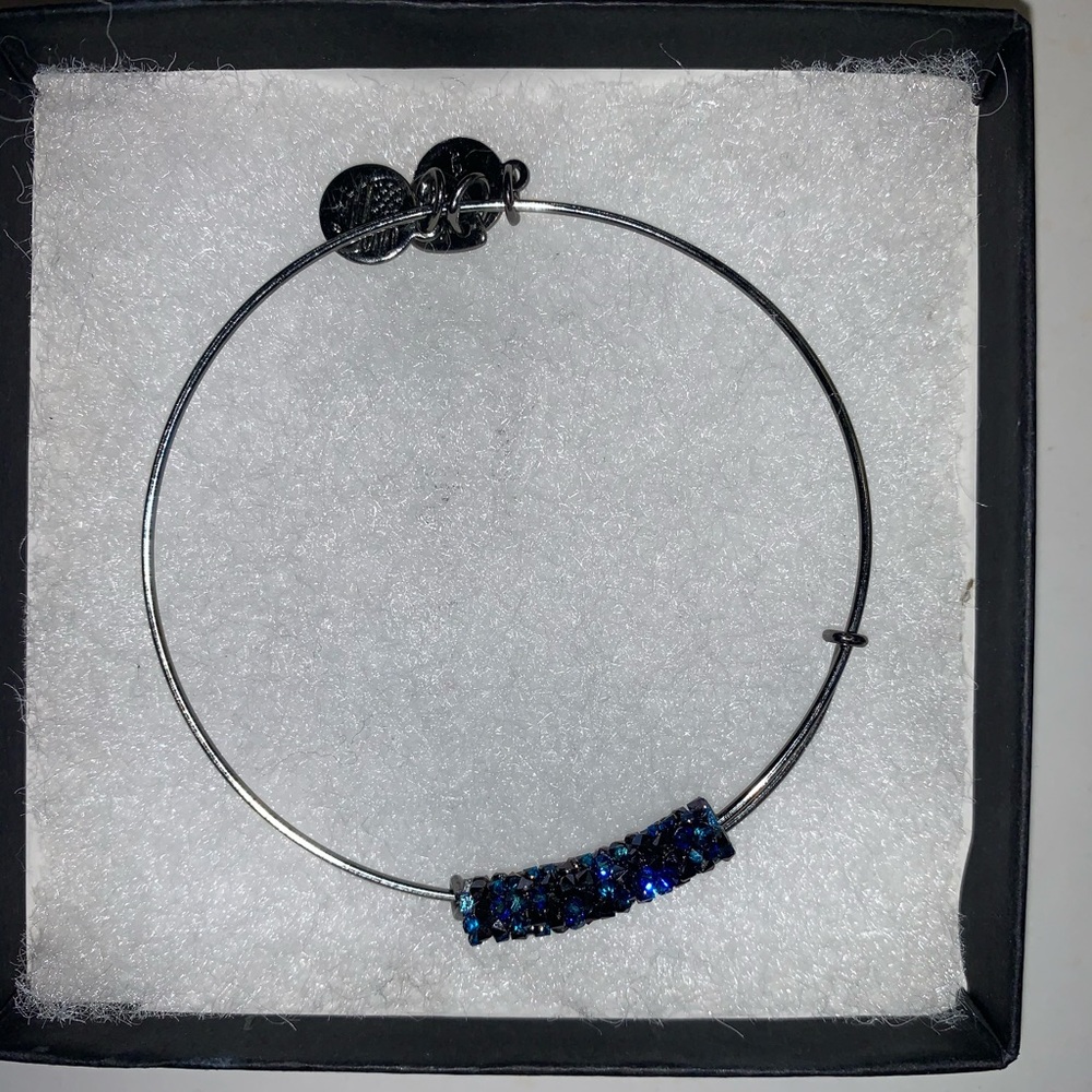 Silver mermaid Alex and Ani Bangle